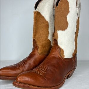 Vintage Code West Leather & Cowhide Cowgirl Boots | Women’s Size 8M